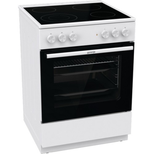 COOKER FREE STANDING  GEC6A41WC (ΚΕΡΑΜΙΚΗ / 71LT / A / ΛΕΥΚΗ / 4+1 ΕΣΤΙΑ / ΥΔΡΟΛΥΣΗ / 4ΕΤΗ ΕΓΓΥΗΣΗ)